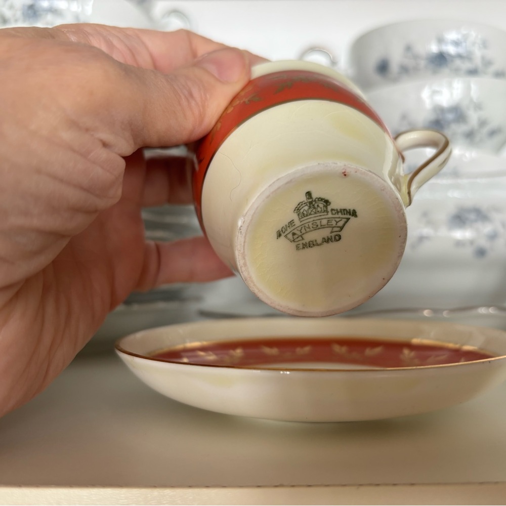 Royal Albert Red and Gold Mug